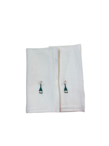 Poppin' Champagne Linen Napkins