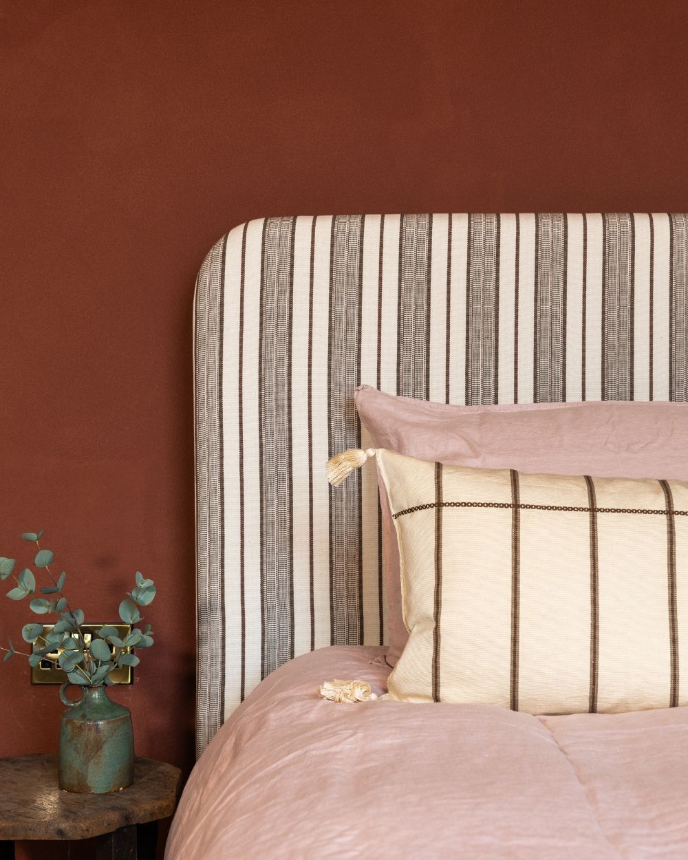 Aura Handwoven Stripe Fabric | Earth Root