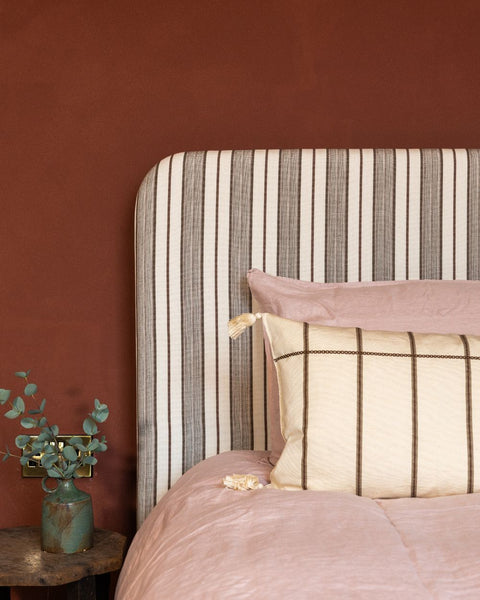Aura Handwoven Stripe Fabric | Earth Root