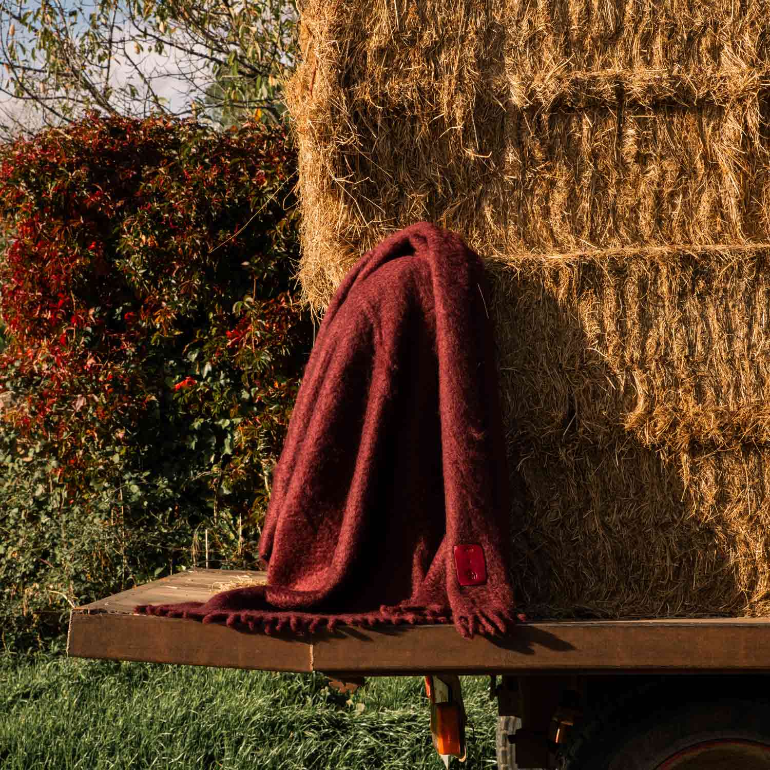 Mohair Blanket SGV Bordeaux