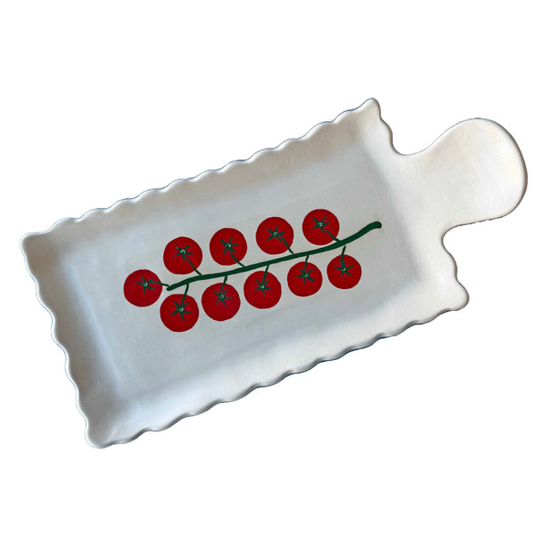 Cherry Tomato Cheese Serving Platter