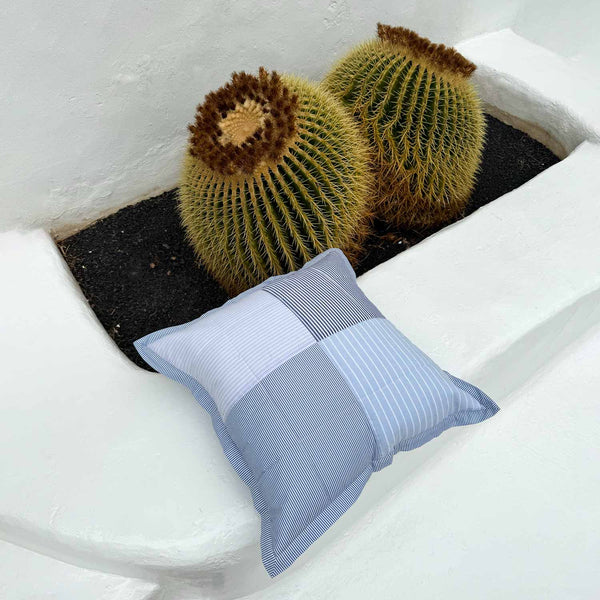 Quilt Pillow Blue