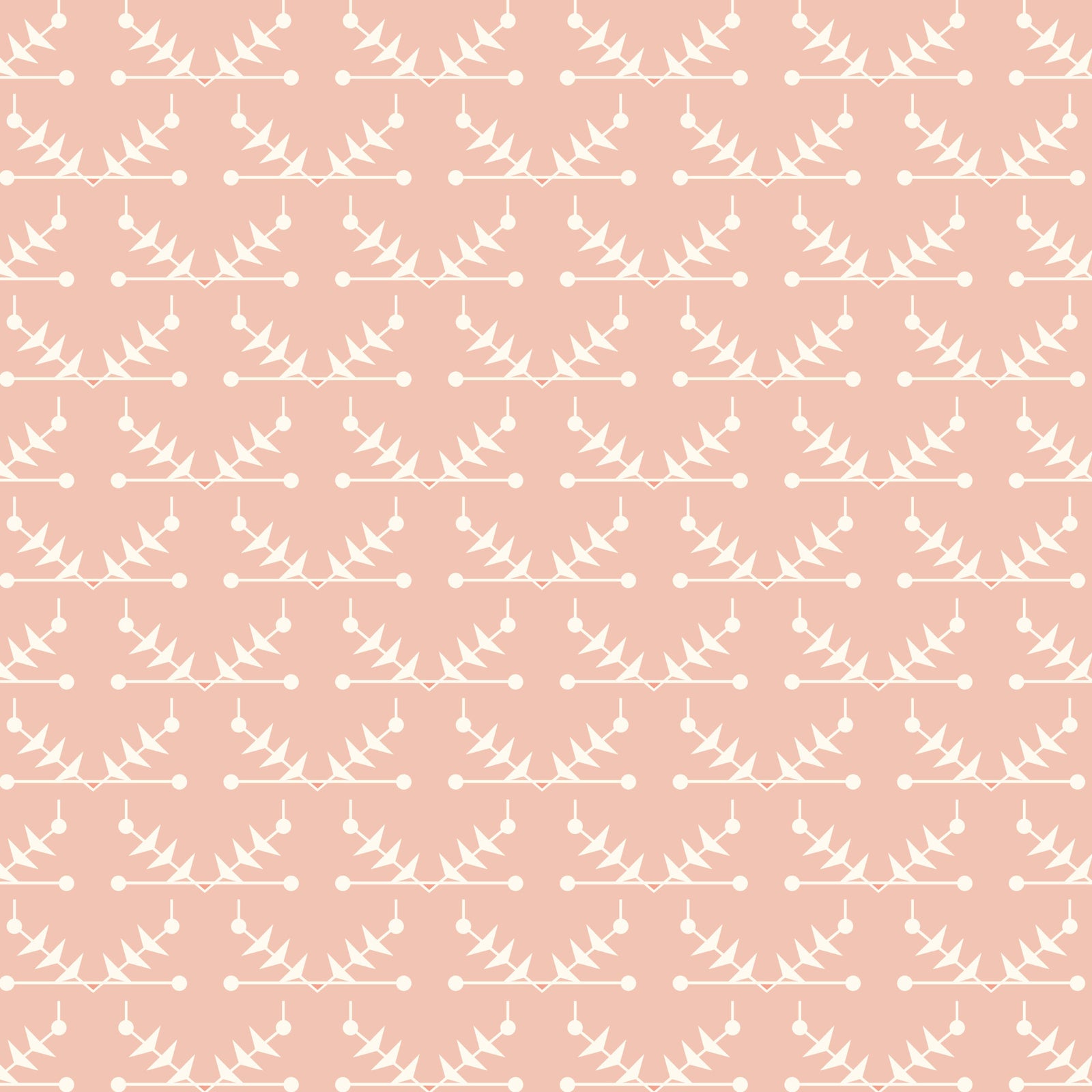 Atomic Trellis Wallpaper - Pink