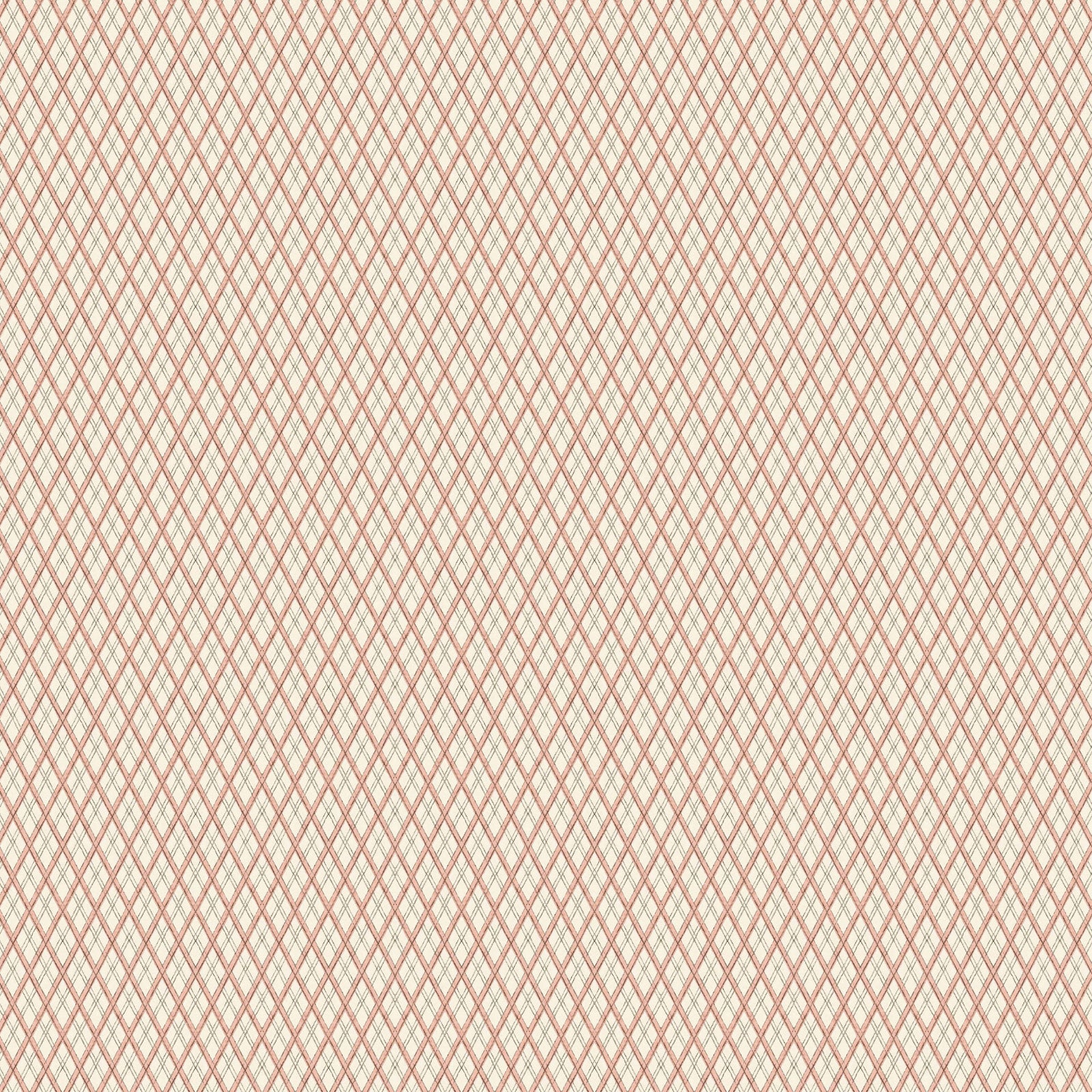 Little Lattice Wallpaper - Pink