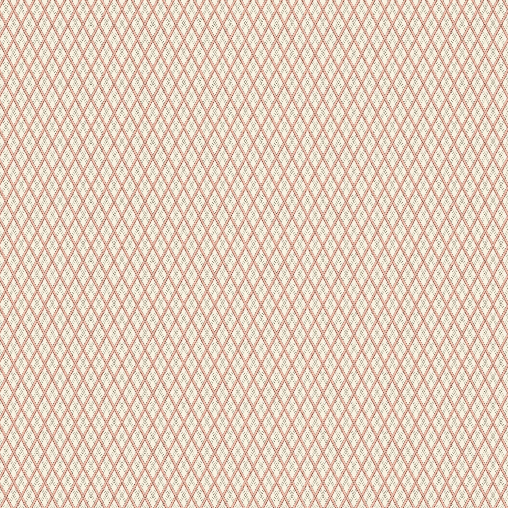 Little Lattice Wallpaper - Pink