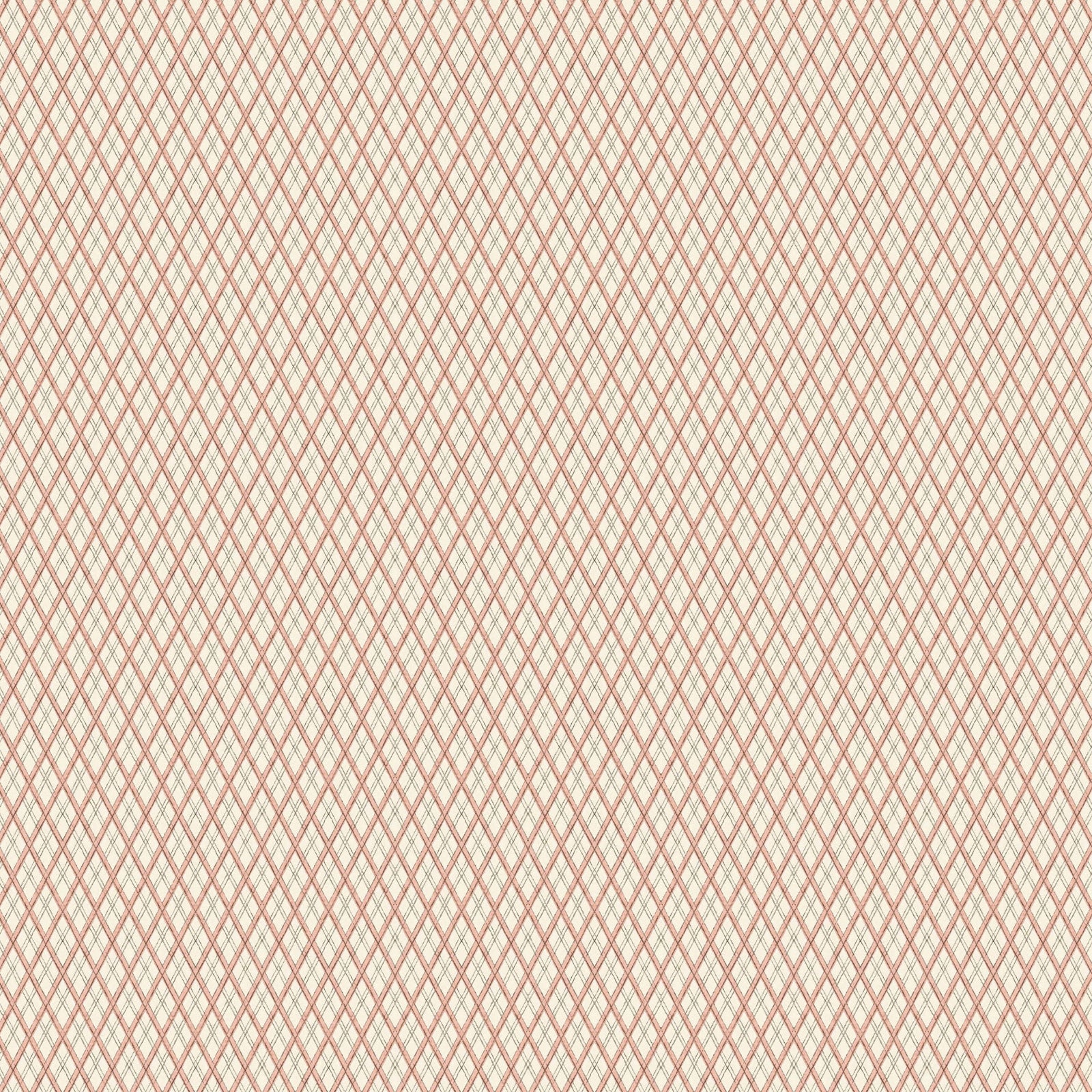 Little Lattice Wallpaper - Pink