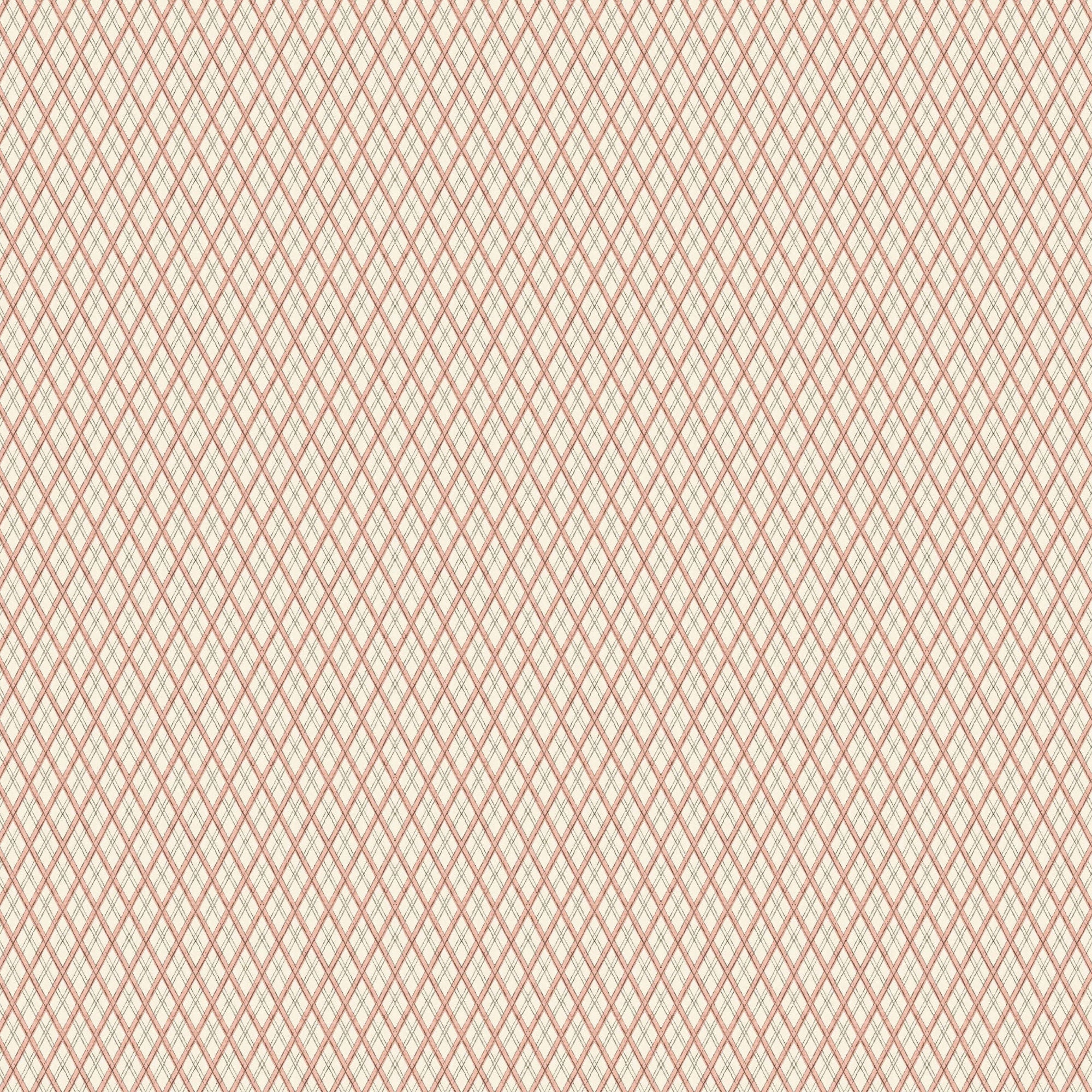 Little Lattice Wallpaper - Pink