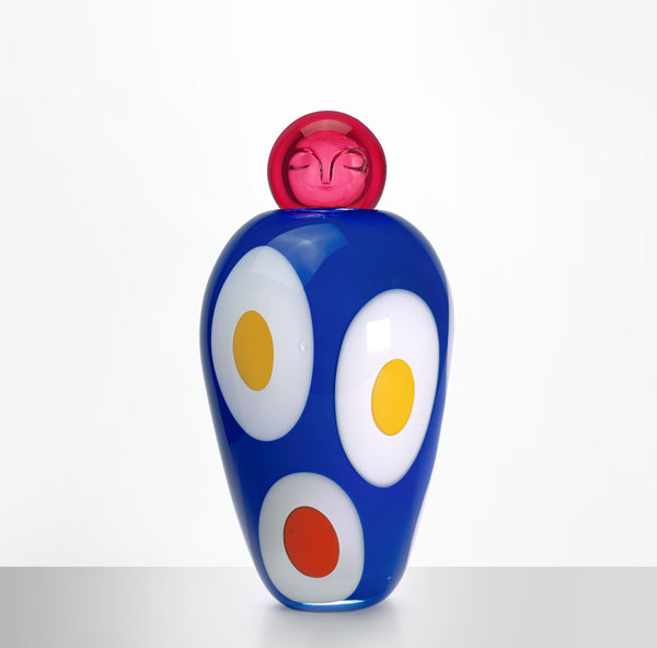 Evil Eye Series Vase - Blue