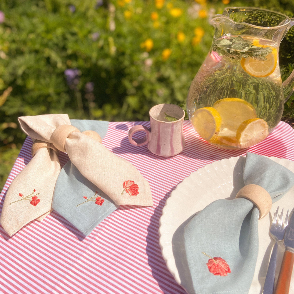 Geranium Napkins (set of 4)