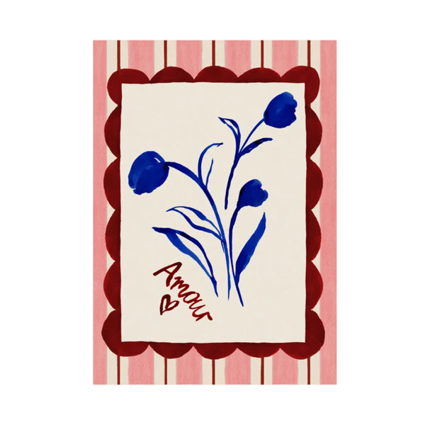 Amour (Love)- French Love Art Print