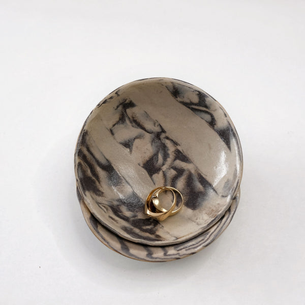 Mieke - Small Nerikomi Ceramic Trinket Set of 2