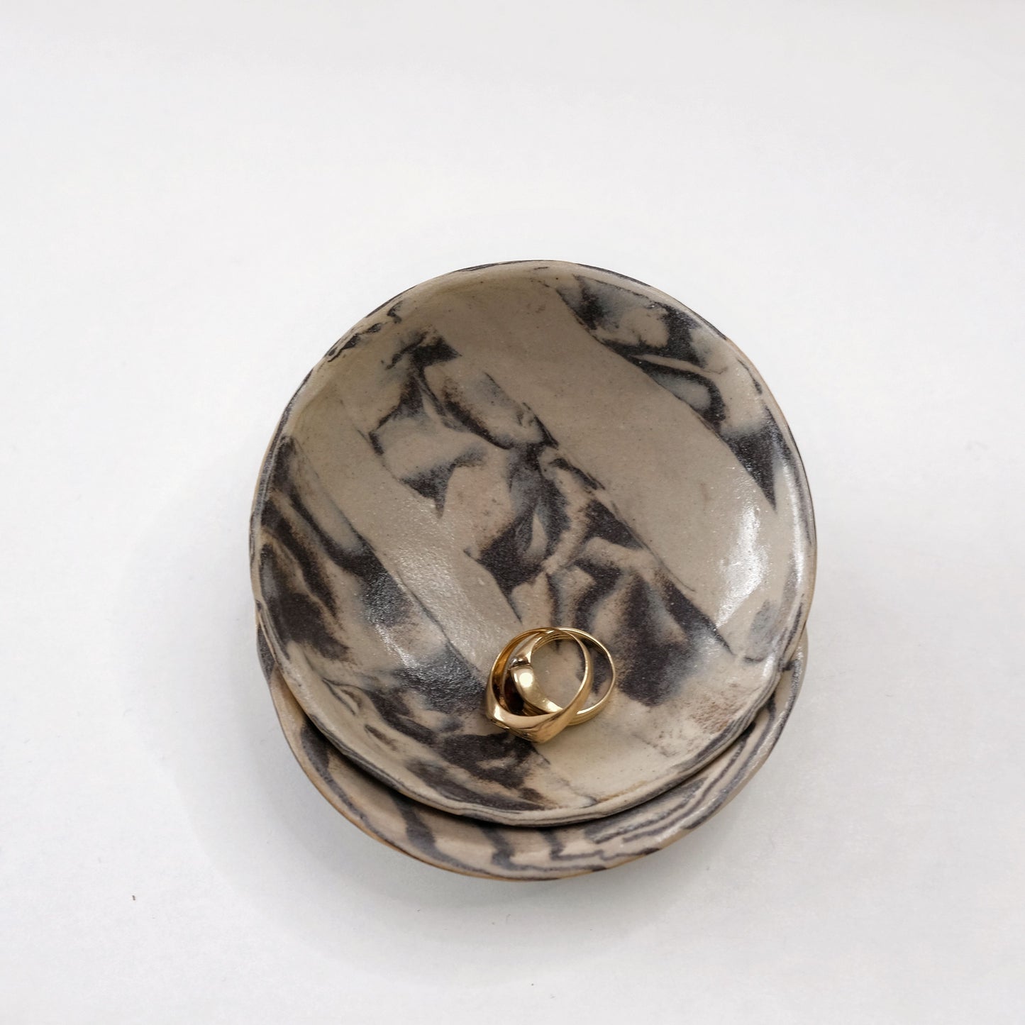 Mieke - Small Nerikomi Ceramic Trinket Set of 2
