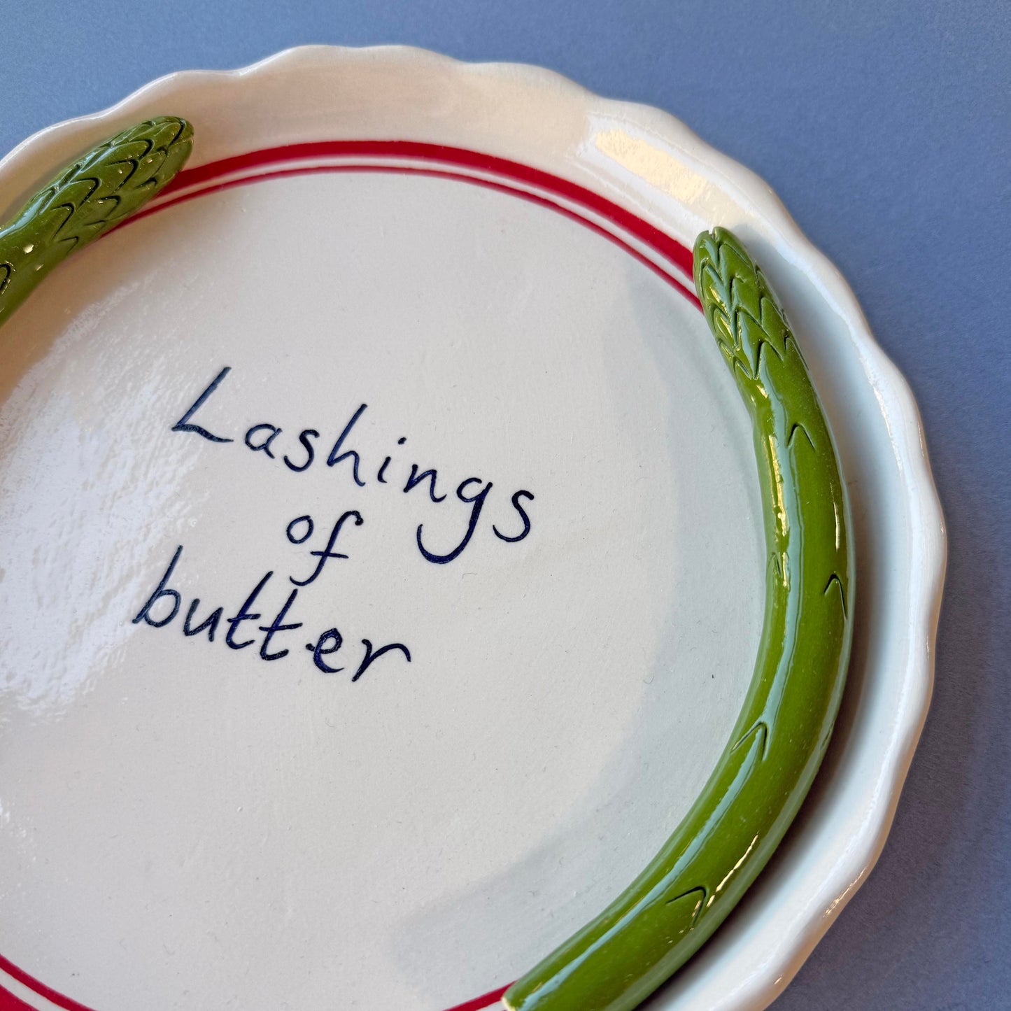 'Lashings of Butter' Asparagus Serving Platter