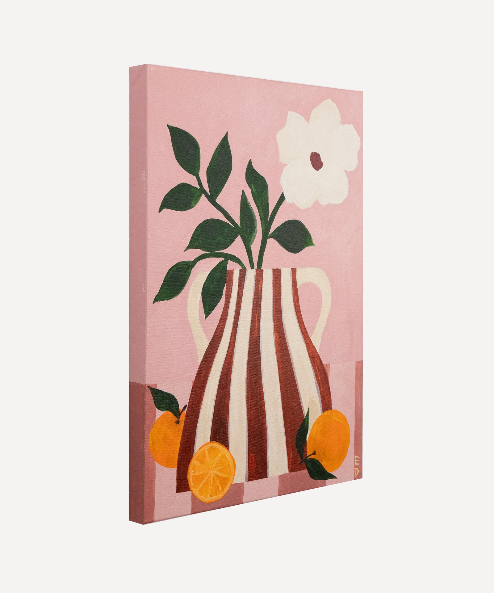 Orange Pot Original Painting