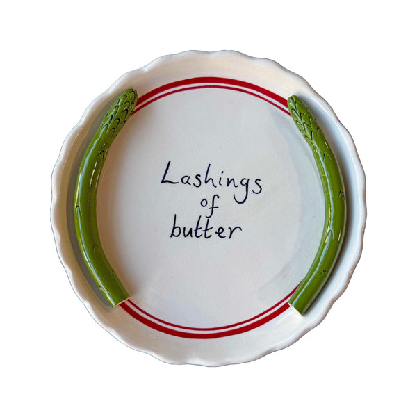 'Lashings of Butter' Asparagus Serving Platter