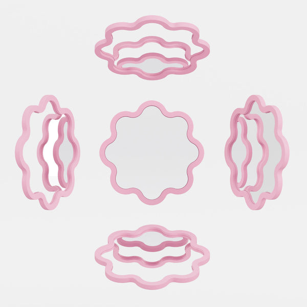 Hvyli Round - Wavy Mirror