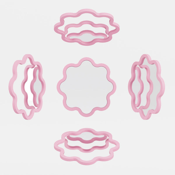 Hvyli Round - Wavy Mirror