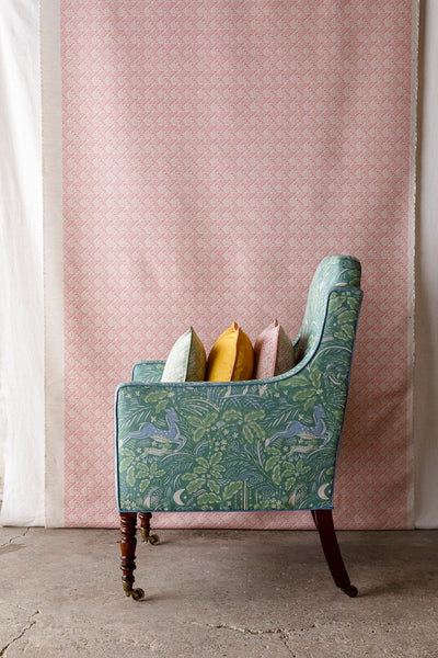 Thatch Fabric in Stafford Pink
