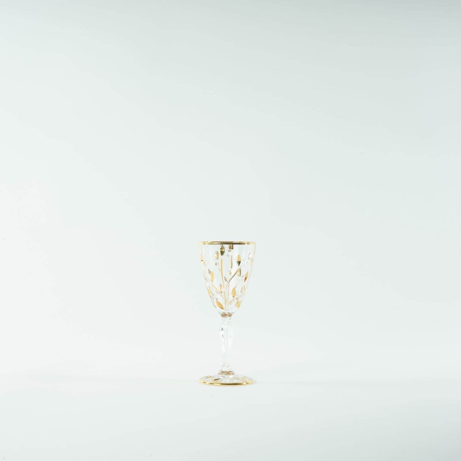 Crystal Gold Glasses - Set of 2