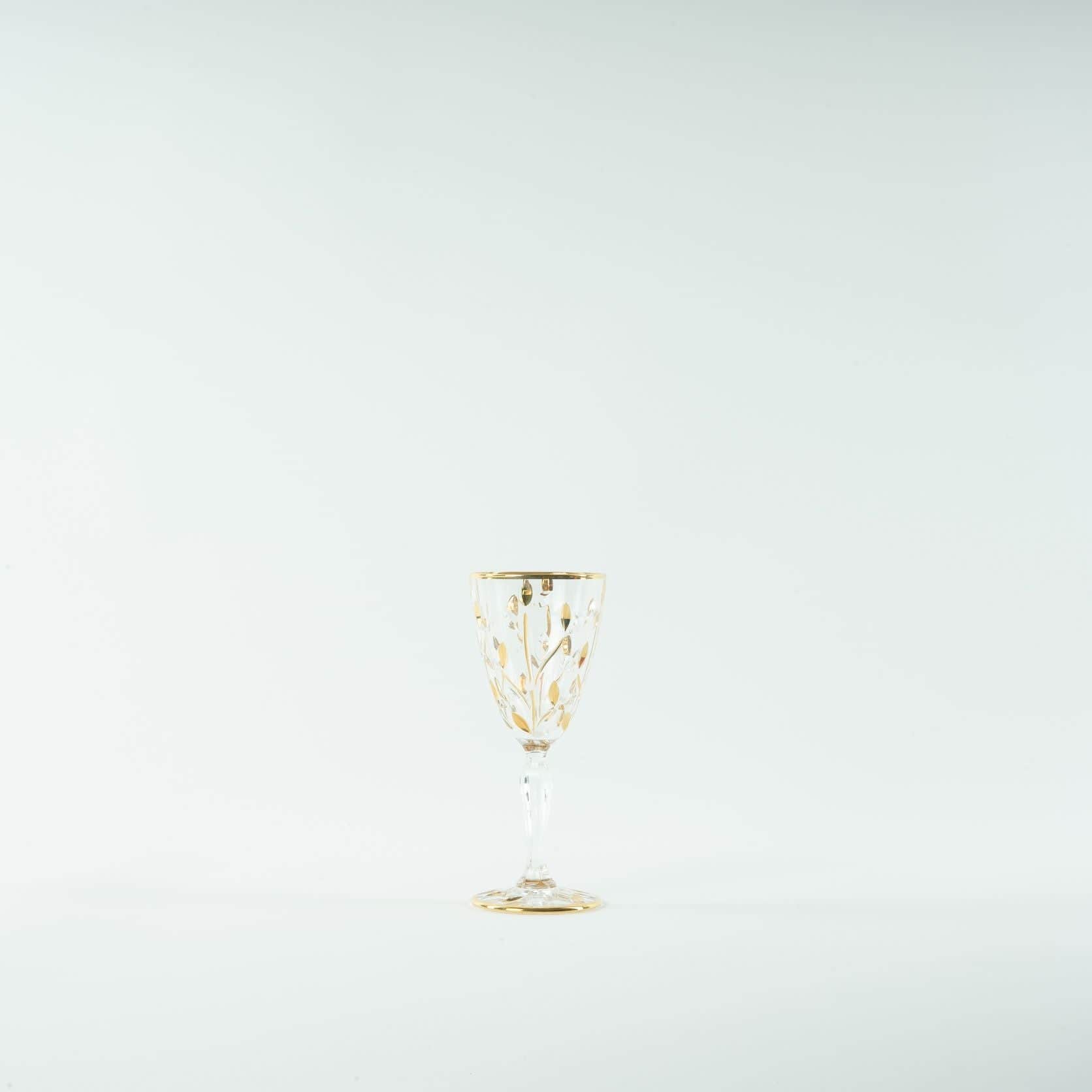 Crystal Gold Glasses - Set of 2