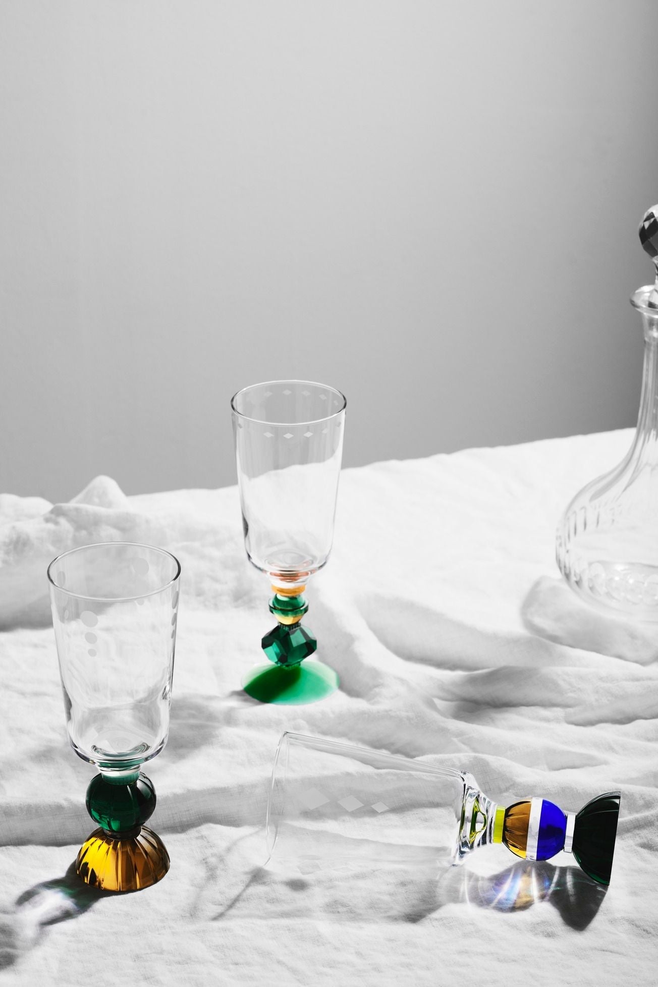Mayfair Tall Crystal Glass - Set Of 2