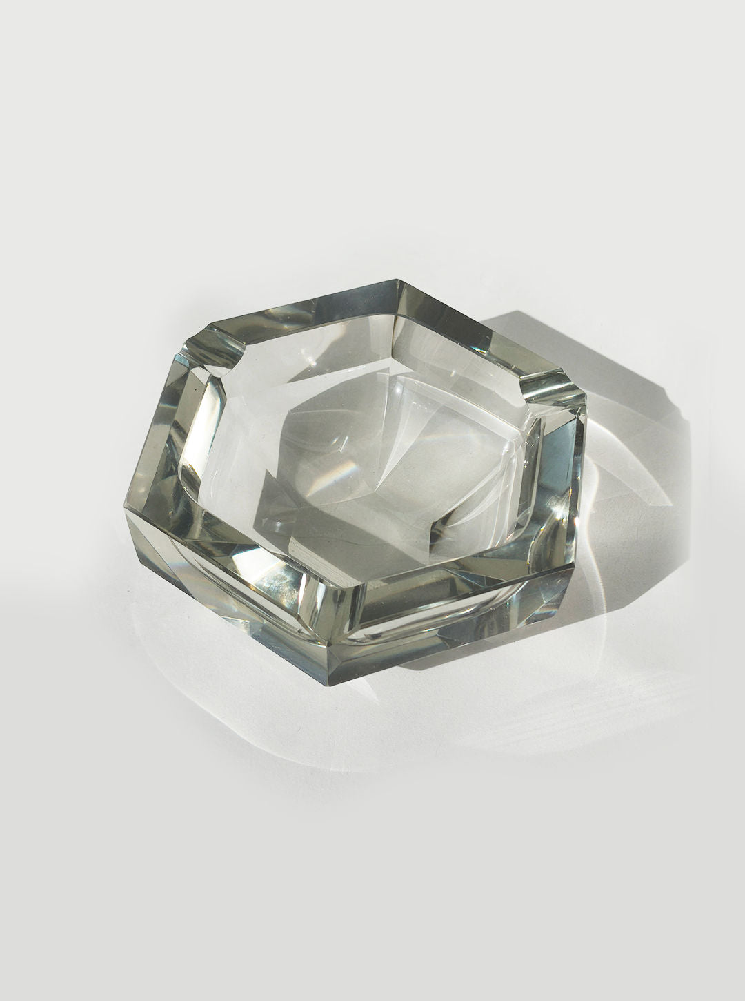 Faceted Crystal Ashtray