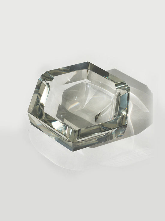 Faceted Crystal Ashtray
