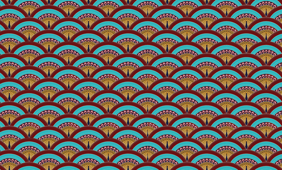 Matthew Williamson Cotton Tablecloth - Peacock Feather