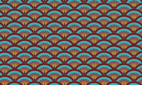 Matthew Williamson Cotton Tablecloth - Peacock Feather
