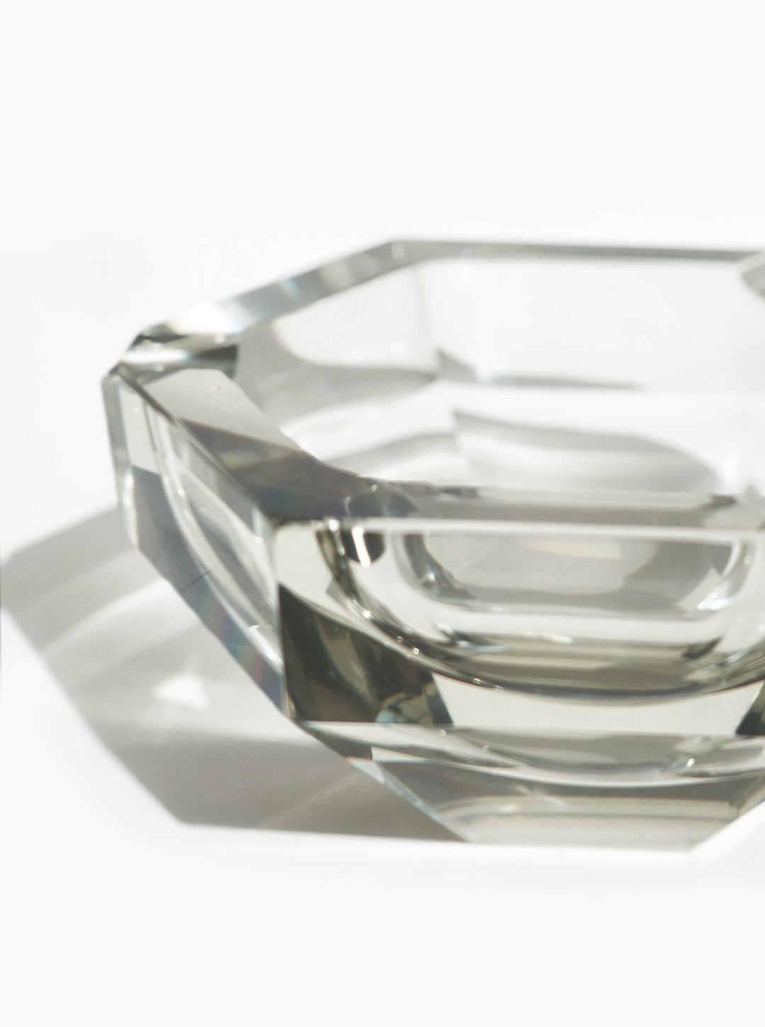 Faceted Crystal Ashtray