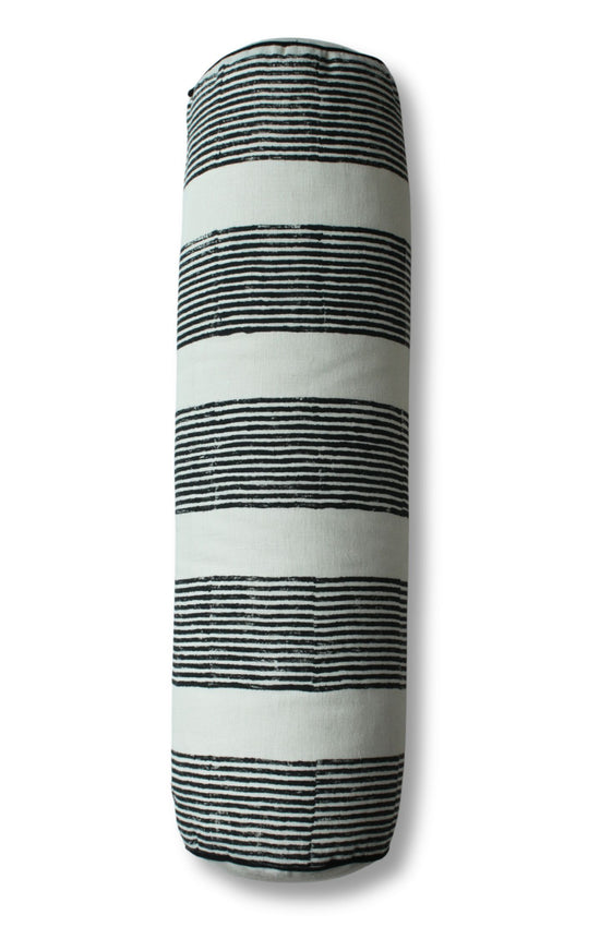 Casablanca Black & White Bolster Cushion