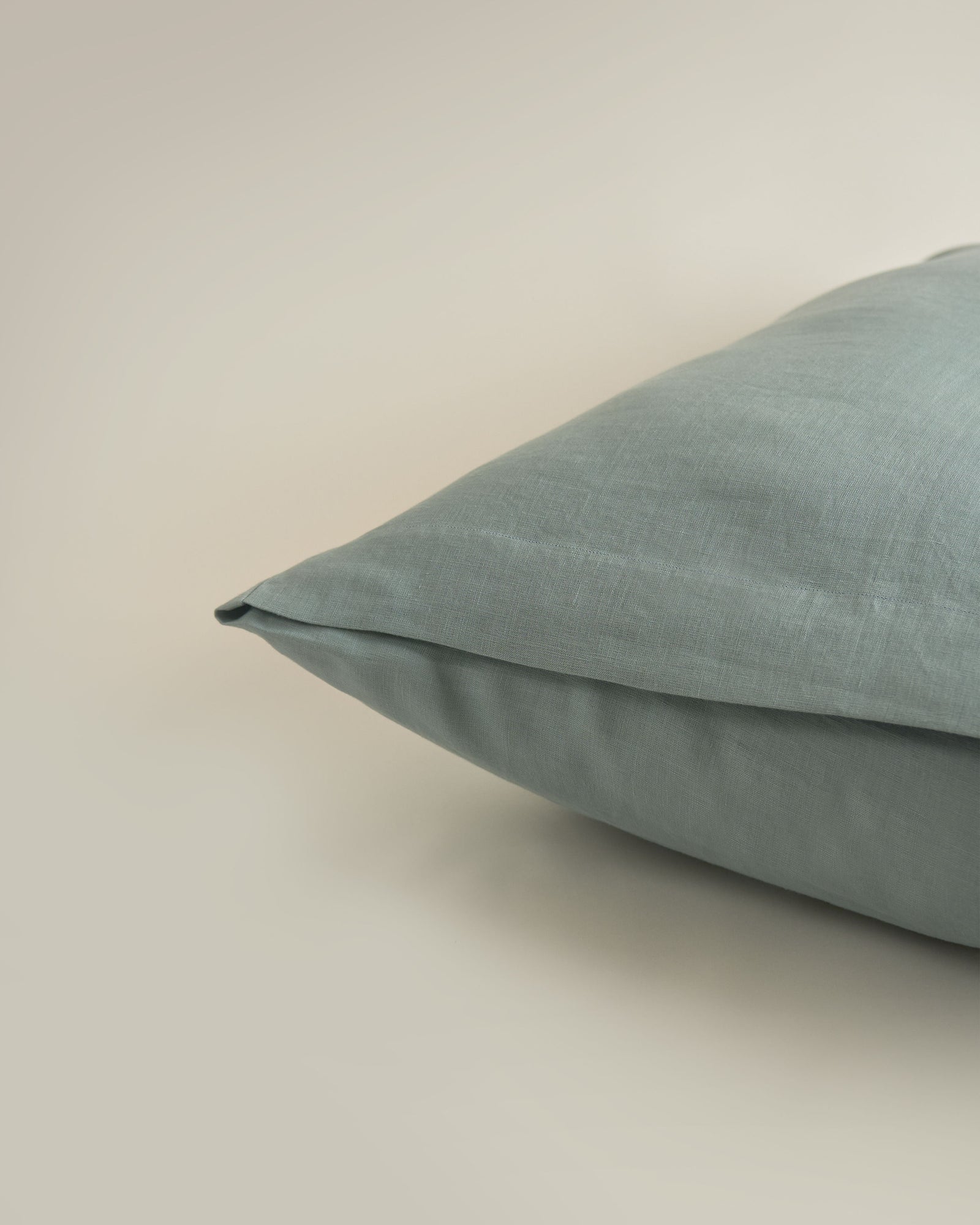 Hemp Pillowcase Pair Dusty Blue