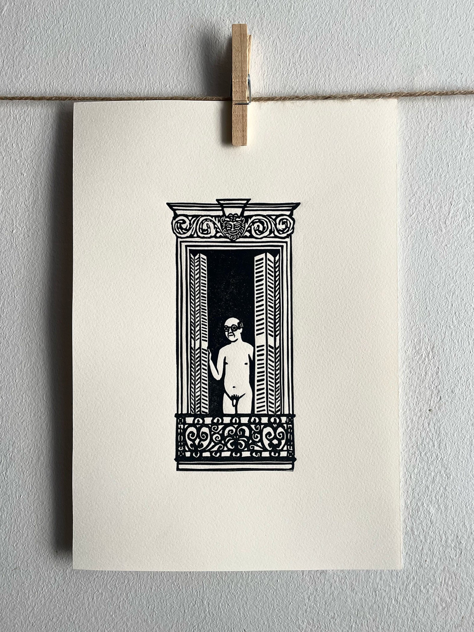 Bonjour Monsieur! Print
