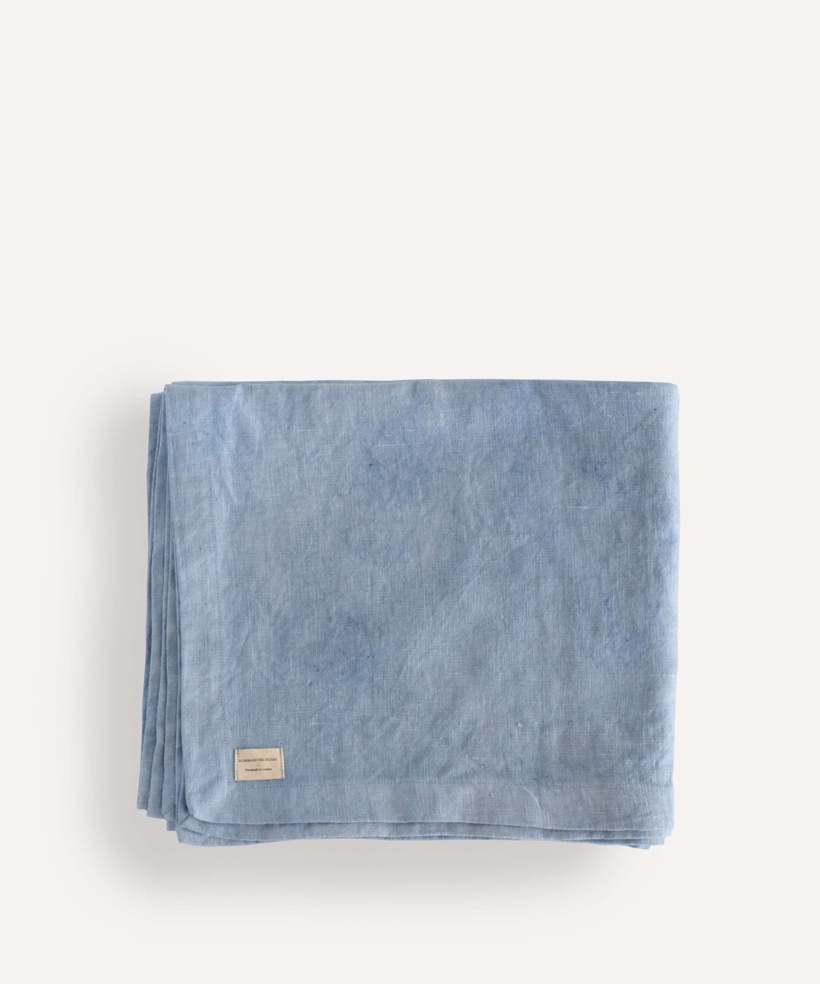 Linen Throw in Blue