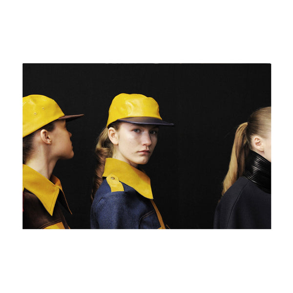 Backstage at Thomas Tait
