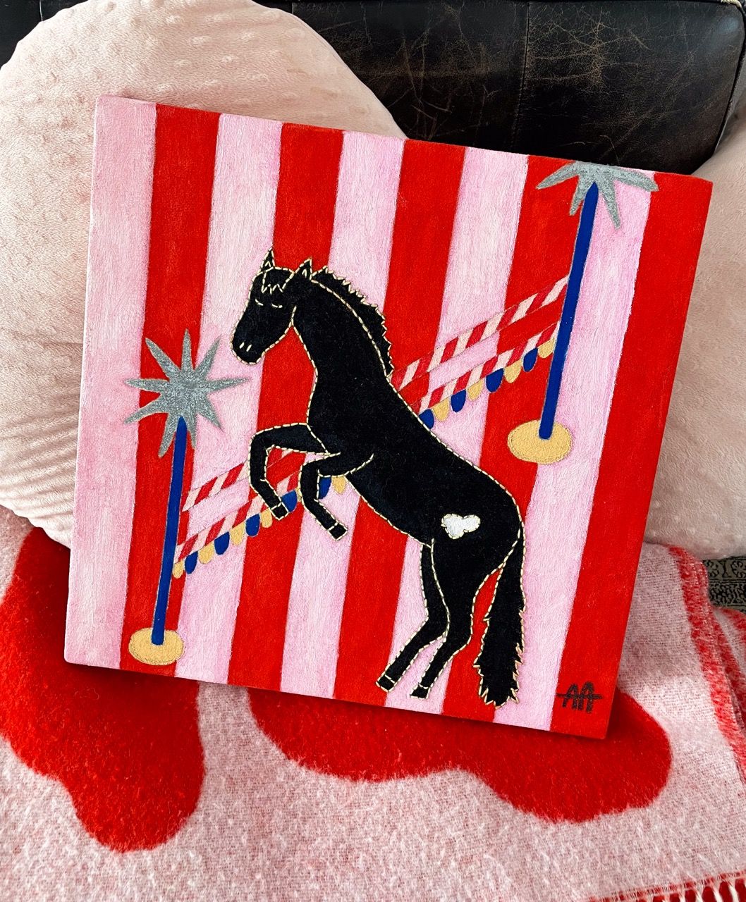 Striped Horse Three, Original Painting