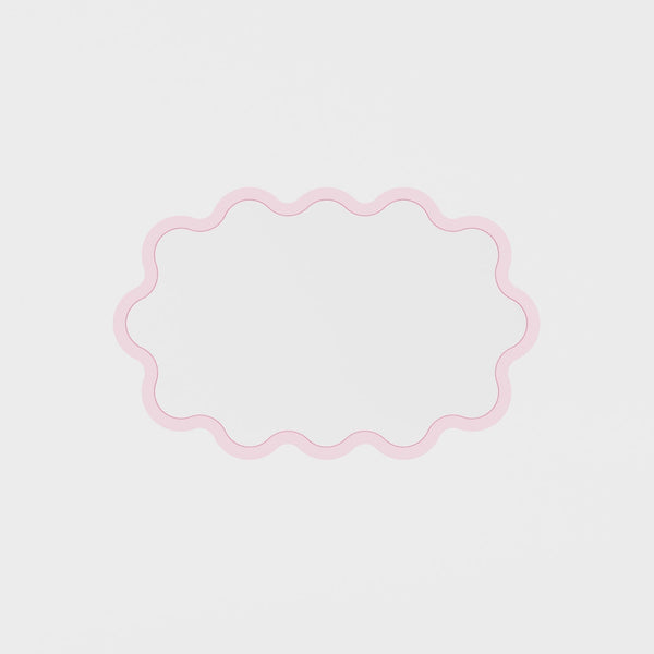 Contemporary Organic Oval Wall Mirror for Modern Interiors – Hvyli Oval