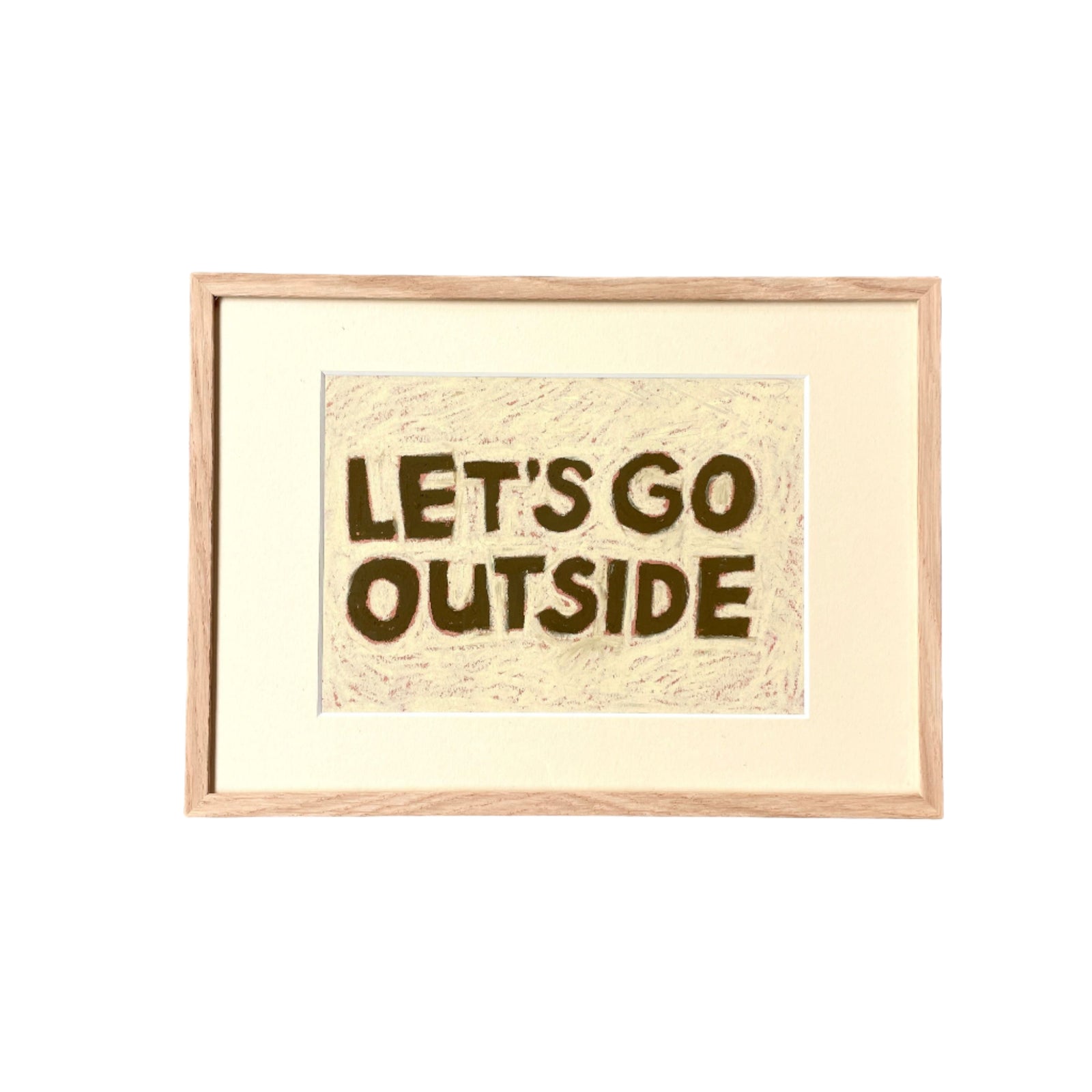 Words to the World - LET'S GO OUTSIDE Artwork