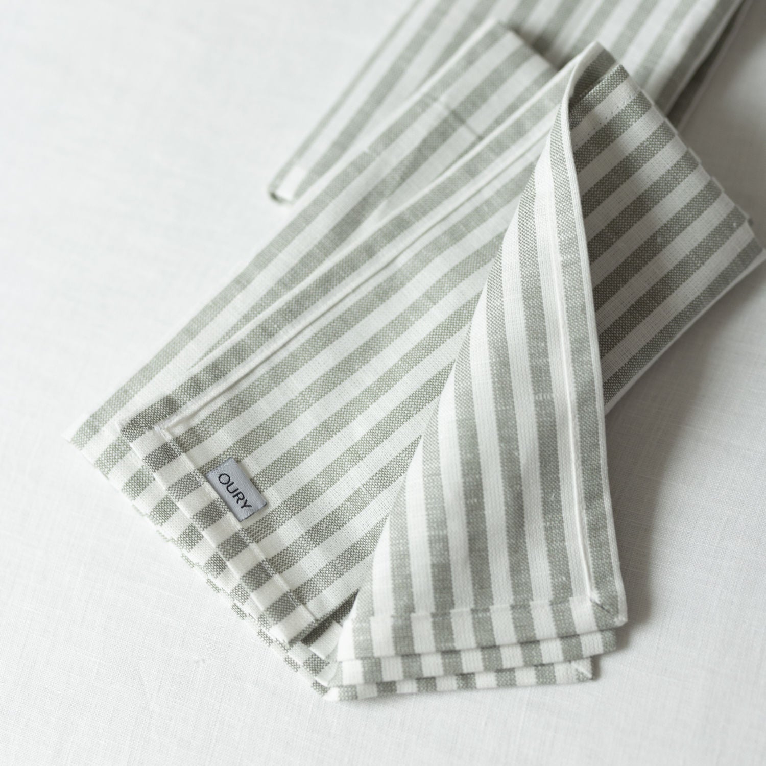 Grey Stripes Napkins (Set of 2)