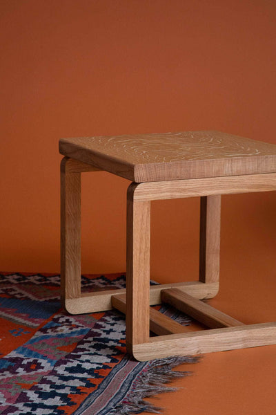 English Oak Side Table