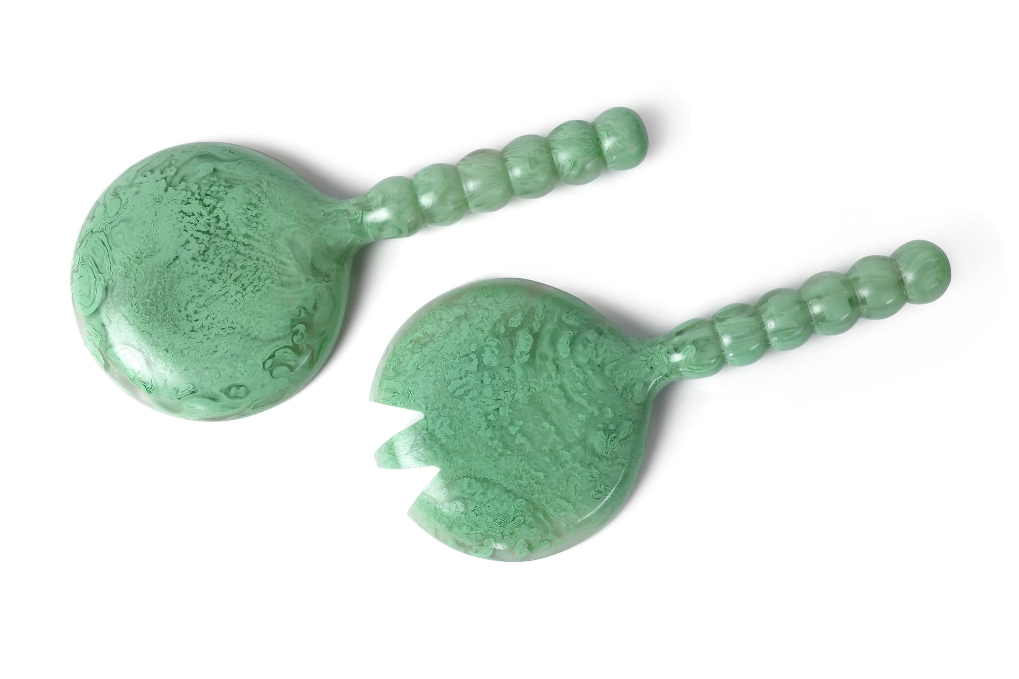 Resin Salad Server-Green (Set of 2)