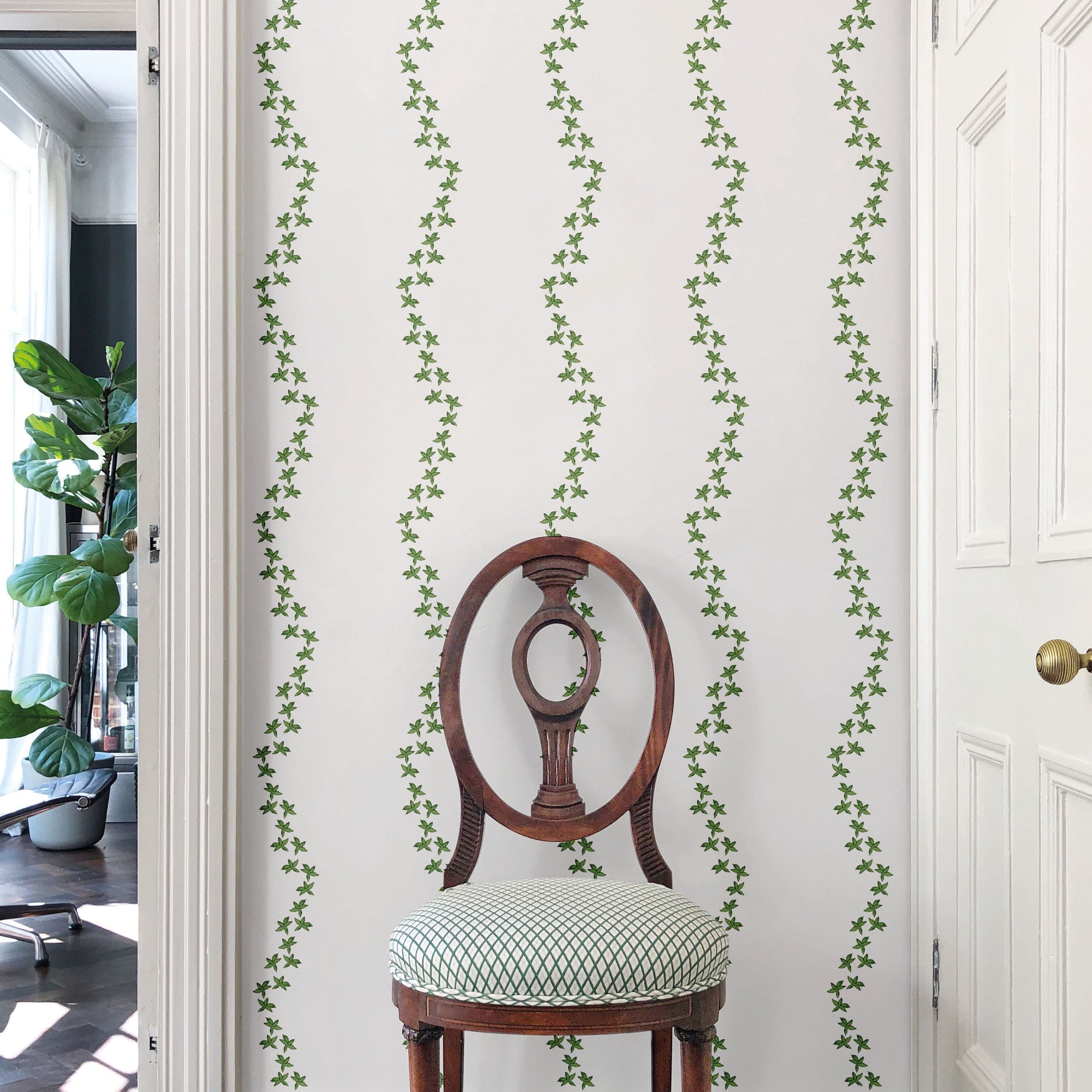 Guirlande Wallpaper - Green