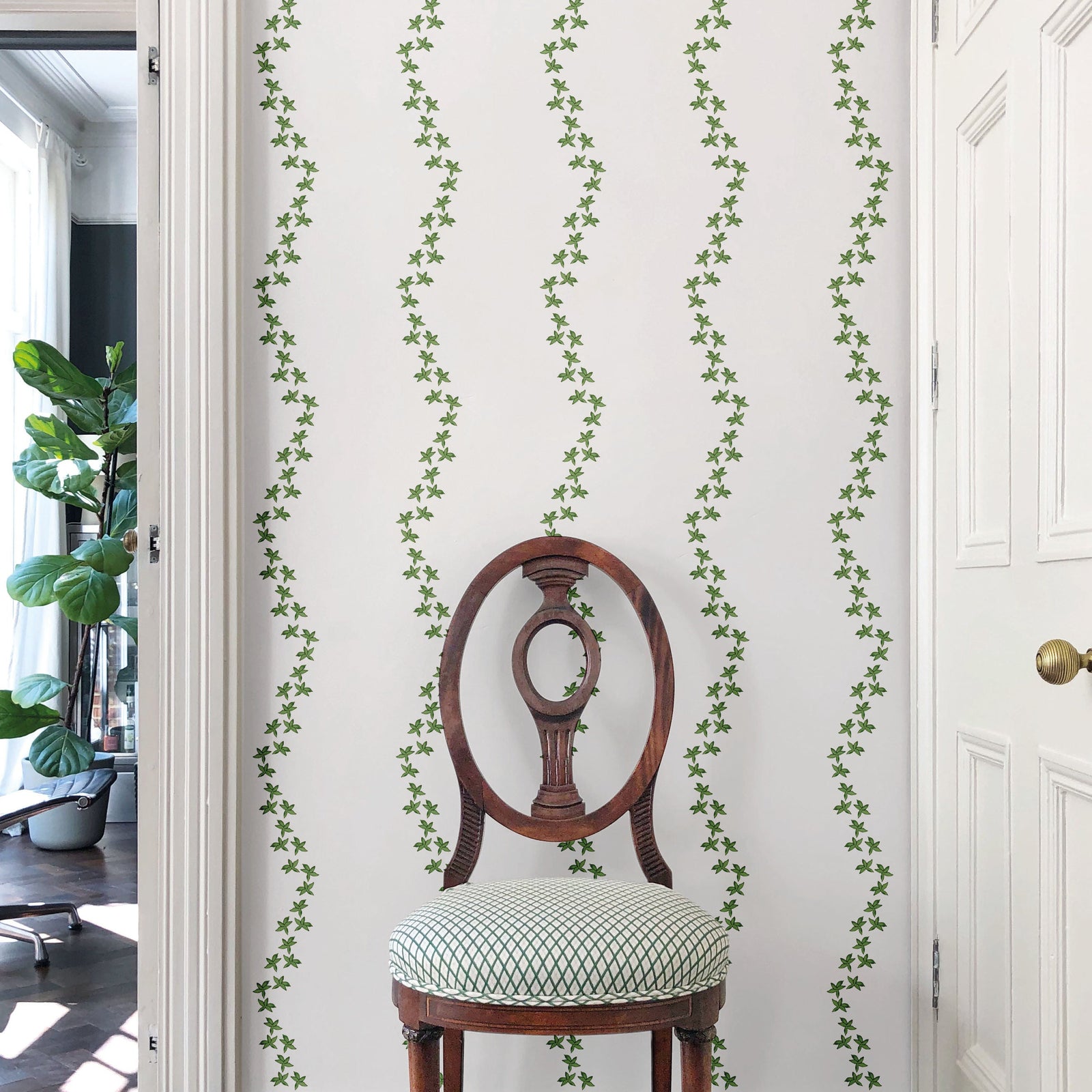 Guirlande Wallpaper - Green