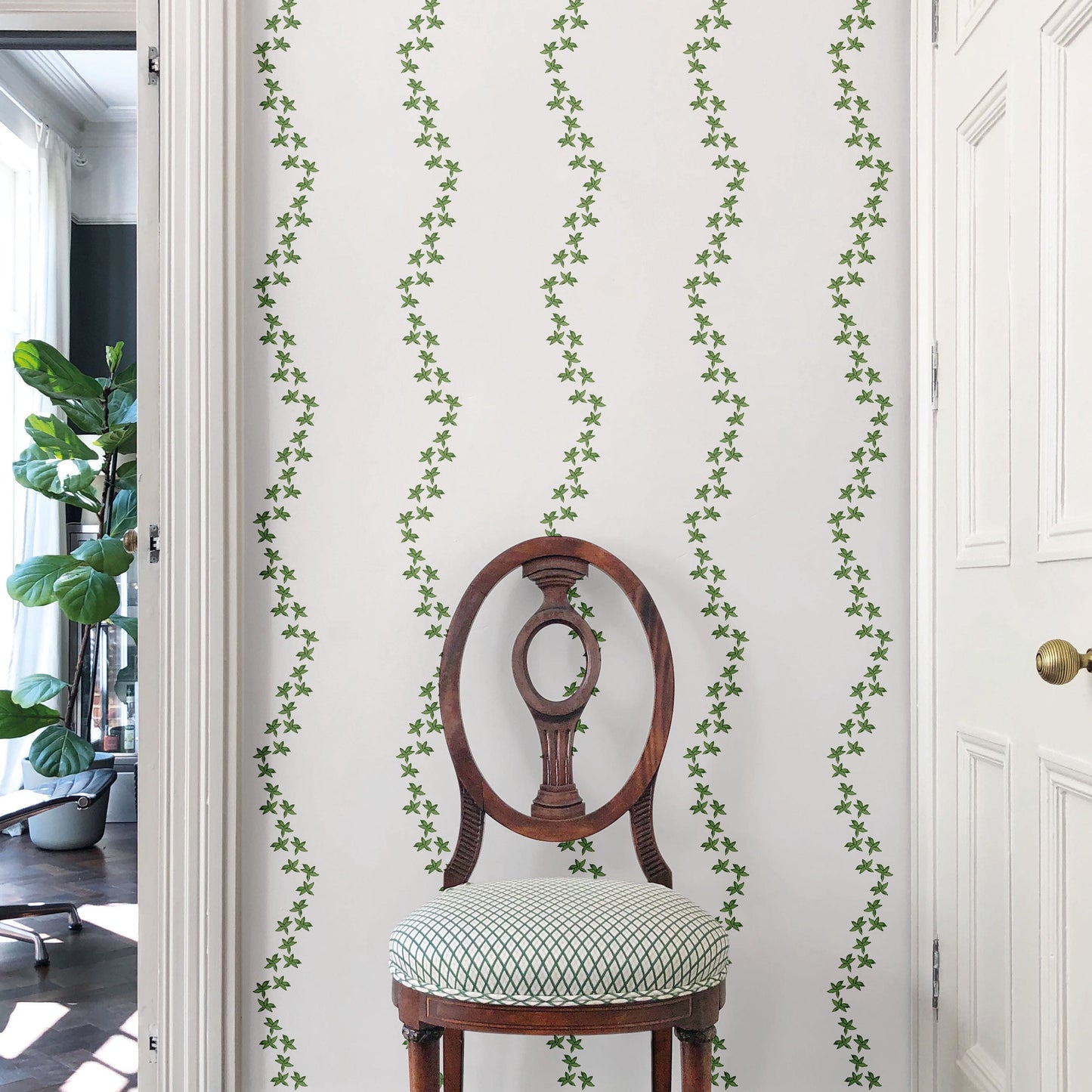 Guirlande Wallpaper - Green