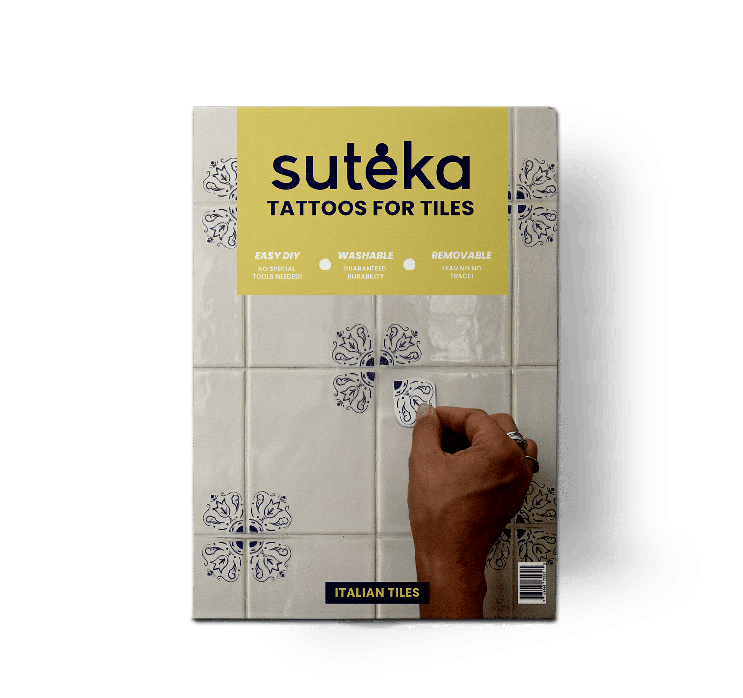 Italian Tiles DIY Plate Sticker Decoration