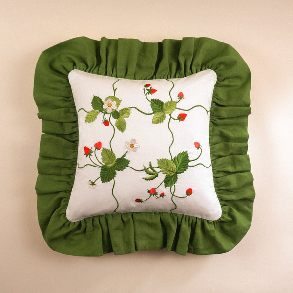 Strawberry Patch Cushion