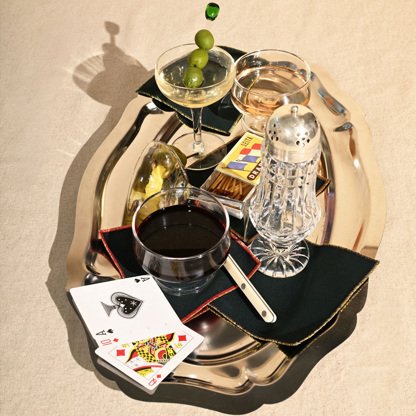 Tinsel Cocktail Napkins | Set of 4