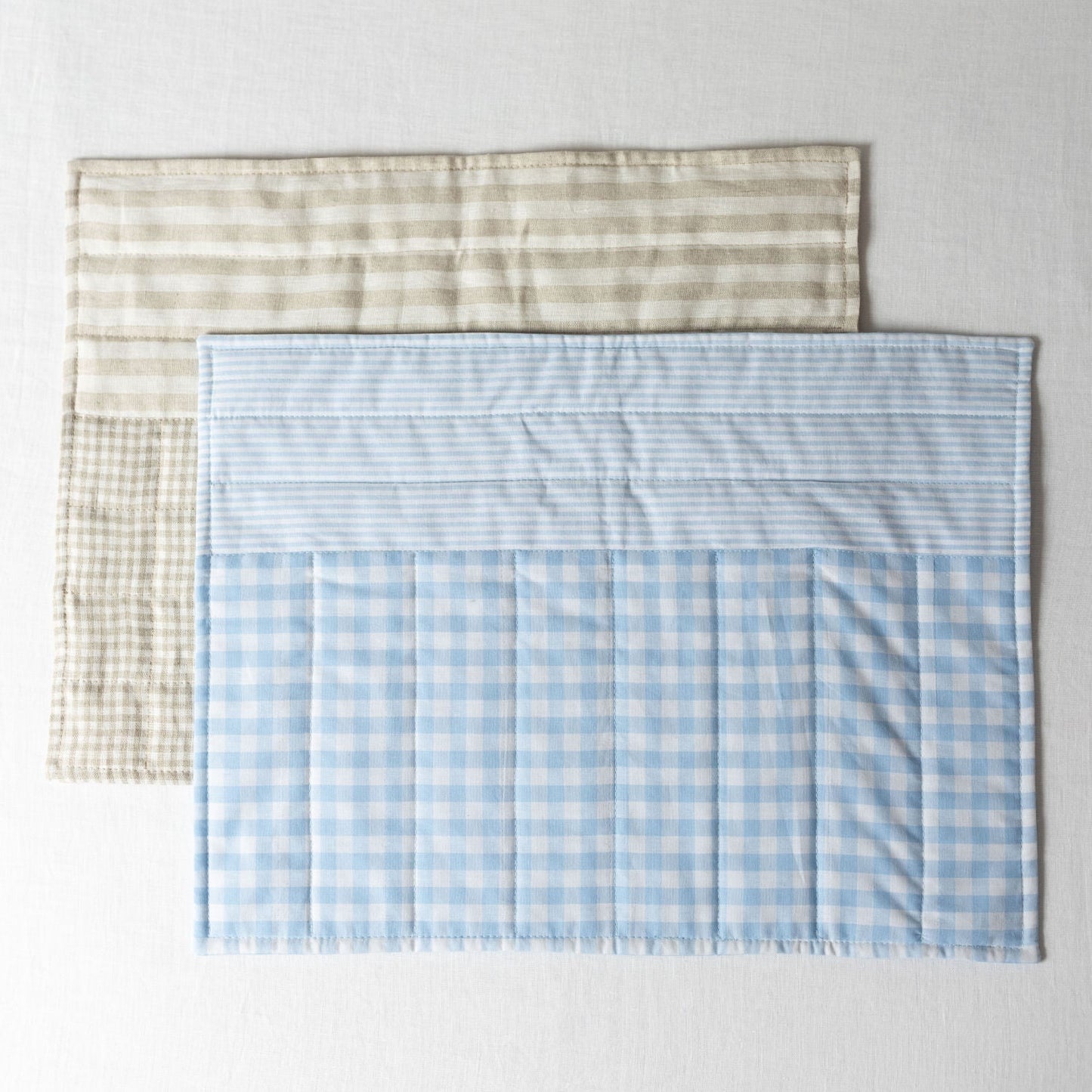 Beige Stripes Linen Placemat