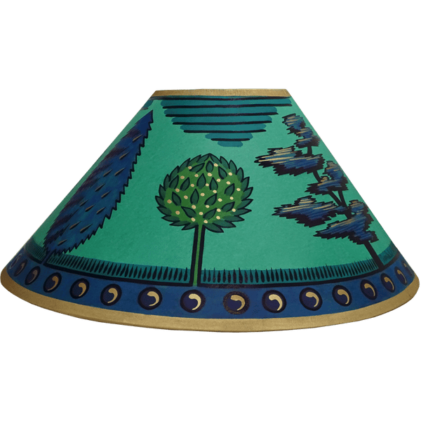 Trees Hand Painted 14" Lampshade