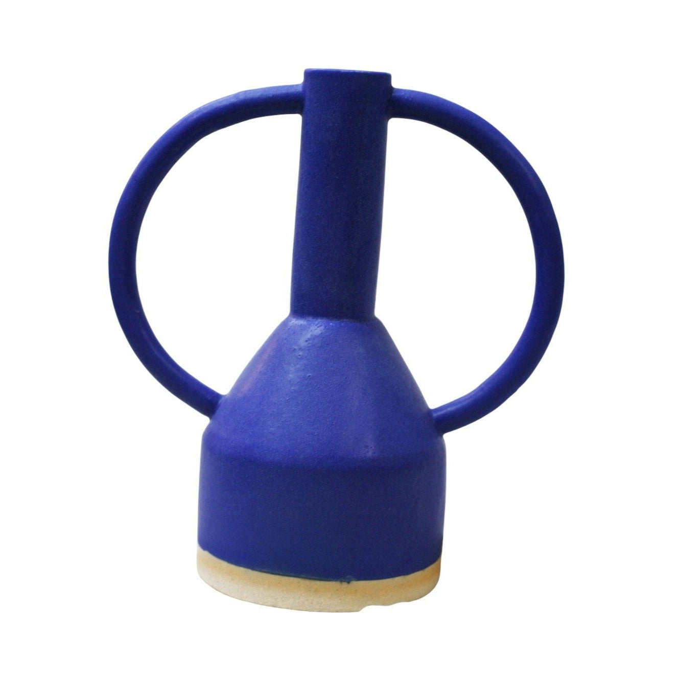 Jug Eared Vase in the Boldest Blue